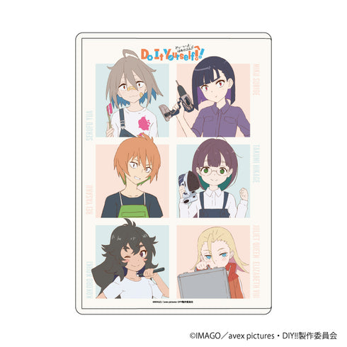 『Do It Yourself!! -どぅ-・いっと・ゆあせるふ-』キャラクリアケース 01/集合デザイン(描き下ろしイラスト)